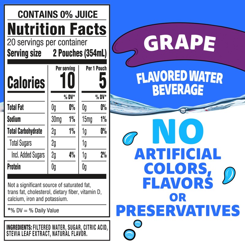 Capri Sun Roarin' Waters Grape Flavored with other natural flavors