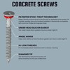 Velocity 2 1/4 Concrete Screws Kit with RedSeal Moisture Barrier