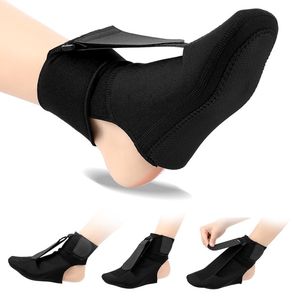 Quilax Plantar Fasciitis Night Splint, Supportive Foot Brace with Arch