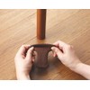sumairukizzu Scratch-Resistant Chair Leg Cover Brown AIC – 01 