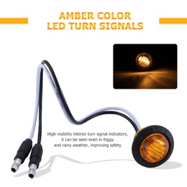 WeiSen UTV Turn Signal Kit with 2 Pack 130DB Horn Kit, Universal Street Legal Turn Signal Blinker Kit with Rocker Switch Compatible with Polaris RZR Ranger Maverick X3 Pioneer Talon