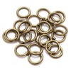 100pcs Antique Bronze Strong No Fade Open Split Jump Rings