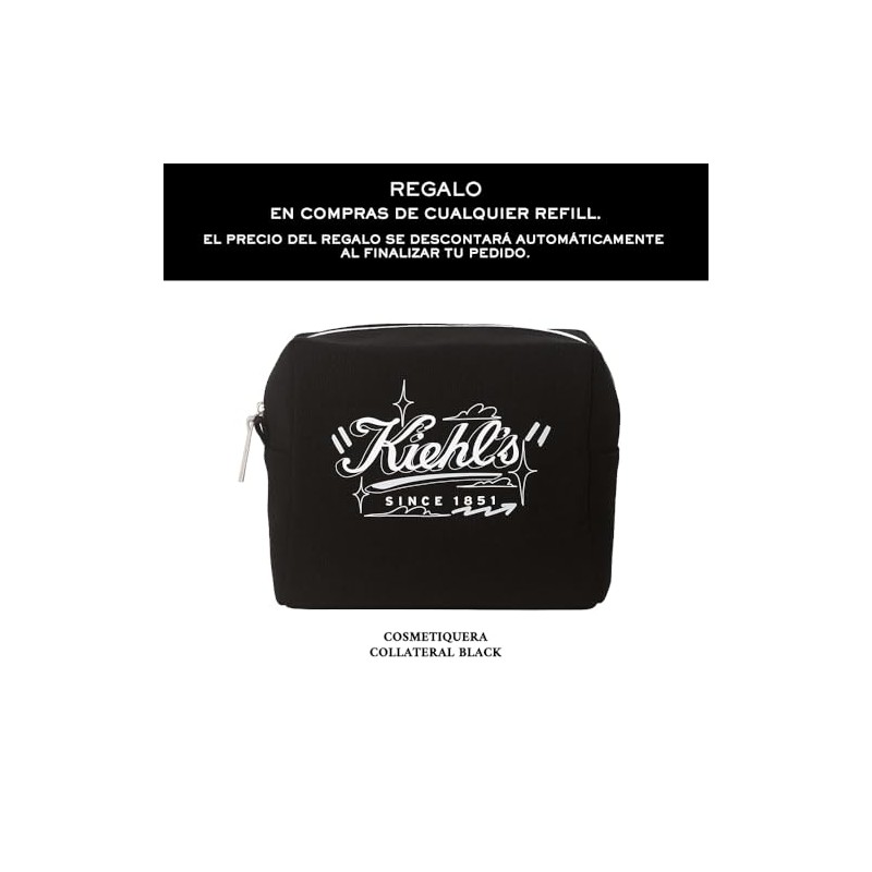 REGALO Kiehl's en Compras de Cualquier Producto Refill: Cosmetiquera