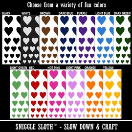 Card Suit Hearts Temporary Tattoo Water Resistant Fake Body Art Set Collection - Light Green (One Sheet)