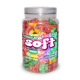 Now & Later Soft Assorted Candy, 38.1 Ounce Jar