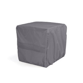 Covermates Square Patio Accent Table Cover - Patio Outdoor Furniture Cover, Water Resistant Outdoor Ottoman/Side Table Cover, Elite 300D Polyester, 38W x 38D x 20H, Charcoal