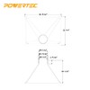 POWERTEC 70122 Big Gulp Dust Hood for Woodworking Dust Collection