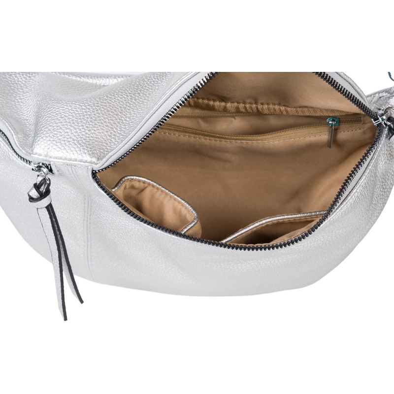 styleBREAKER 02012398 Women's Crescent Moon Crossbody Shoulder Bag Set 3-Piece