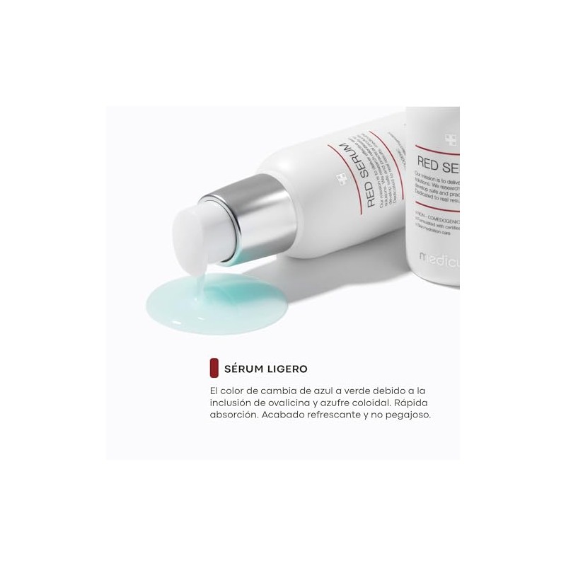 Medicube Red Serum Plus Sérum Facial Coreano Niacinamida Ácido Salicílico