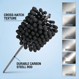 Flexible Cylinder Hone Tool 4.125"Ball Style Engine Cylinder Hone,240 Grit Silicon Carbide for Hole Diameters 3.751"- 4.125",Ball Hone for Mild Steel,Stainless Steel,Cast Iron,Softer Ferrous Materials