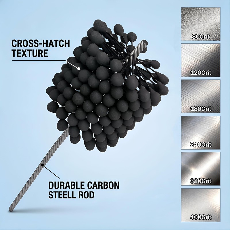 Flexible Cylinder Hone Tool 4.125"Ball Style Engine Cylinder Hone,240 Grit