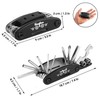 WOTOW 16-in-1 Multifunction Bicycle Repair Kit with Allen Keys and