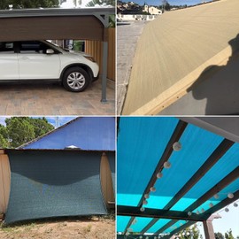 TANG Sunshades Depot 12x25' Ft Brown Sunscreen Shade Fabric Roll 95% U*V Block Privacy Screen Windscreen Shade Cloth Mesh Fabric Raw Roll No Grommets for Outdoor Garden Plant Greenhouse Barn