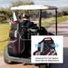 T WINSOLOGY Golf Bag Travel Club Stand Ball Cart Support