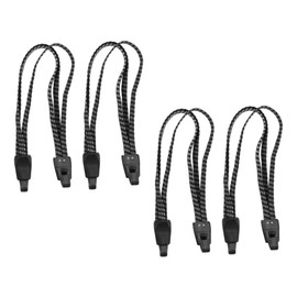 Anneome 4pcs Bicycle Tie Down Straps Durable Bungee Cord Luggage Fixing Straps for Motorcycles Cars and Bicycles Flexible and Secure Binding