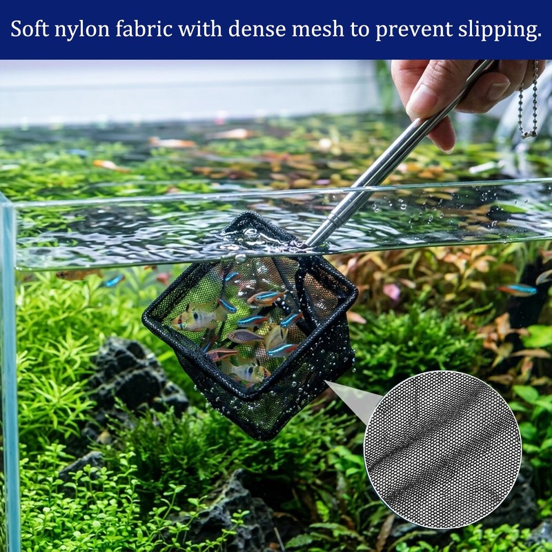 2 Pcs Aquarium Fish Nets Aquarium Shrimp Net Small Fish