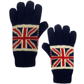Union Jack Gloves Knitted Winter Gloves Mens Women Unisex