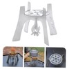 BESPORTBLE Camping Accessories Stainless Steel Stove Rack Portable Stove Holder