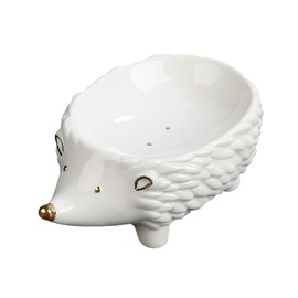 JHNIF Hedgehog Shape Ceramic Soap Dish.