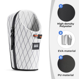 ROCKBROS Bicycle Bag with Bottle Cage, Bike Handlebar Bag 1.5L, Bicycle Water Bottle Pouch 10 Diameter for MTB, Road, Scooter, Folding Bike