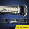 Nilight 12 Inch 300W LED Light Bar Triple Row Flood