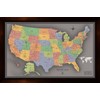 Homemagnetics 37 x 25 Modern USA Magnetic Map