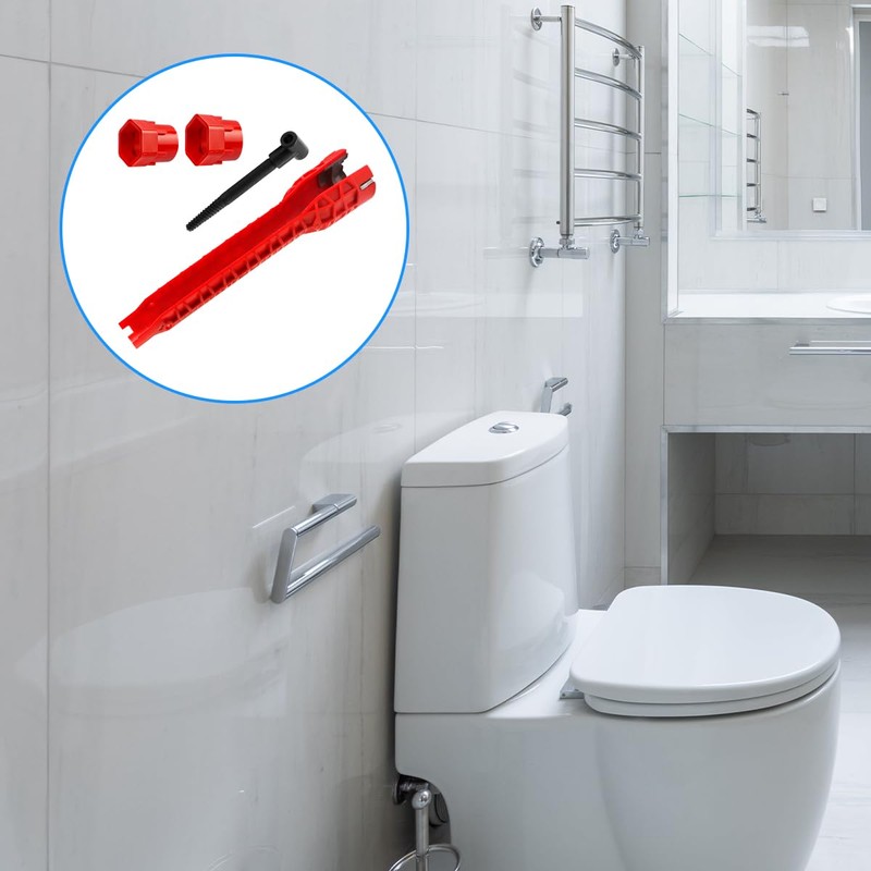 GLADFRESIT Plumbing Spanner Tool 8 in 1 Sink Spanner, Pipe