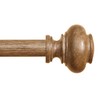 Wood Curtain Rods for Windows 48 to 84 Inch, 1
