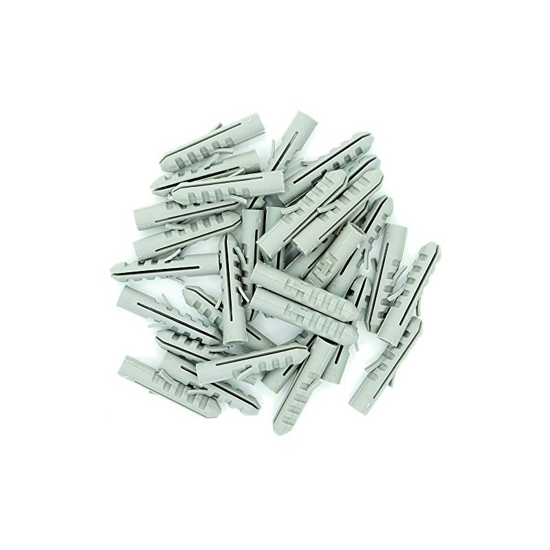 M6 (6mm x 30mm) Wall Plug (Nylon) - Nylon (Grey)