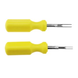 Micro Traders 2PCS Car Terminal Removal Tool 2mm & 3mm Wire Connector Pin Release Puller Stainless Steel Pin Extractor Dismount Tool for Mechanical Repair Tool