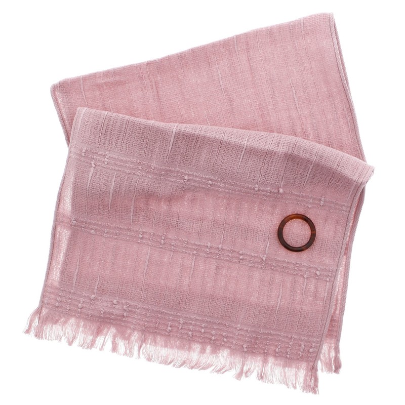 Olim CU-802 Taoru Mini Series Scarf, Light Crimson, 12.6 x