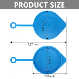 Windshield Wiper Fluid Cap Compatible with Honda Subaru,Great Sealing Windshield Washer Reservoir Cap Replacement OEM#38513SB0961,76802-SN7-G05,Washer Fluid Cap Car Accessories(for Honda)