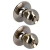 Lock Prolok 18POP Pomo cilíndrico bola función baño, latón antiguo,