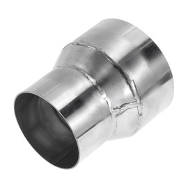 Motoforti 2.75" OD to 3.5" OD Mandrel Exhaust Bend Elbow Concentric Reducer T316 Stainless Steel Pipe Adapter 4 Inch Length Silver Tone