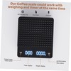 Alipis 5kg Digital Coffee Scale with Timer High Precision Electronic