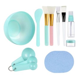 Pzs Bowl Preparación Mascarilla Facial Brochas Frasco