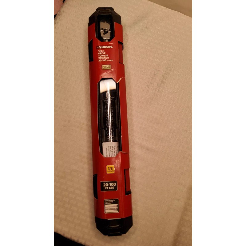 Husky 3/8 Drive Torque Wrench 20 -100 Pounds New In