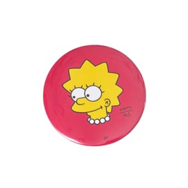 Small Planet Simpsons Lisa Simpson/Face Can Badge