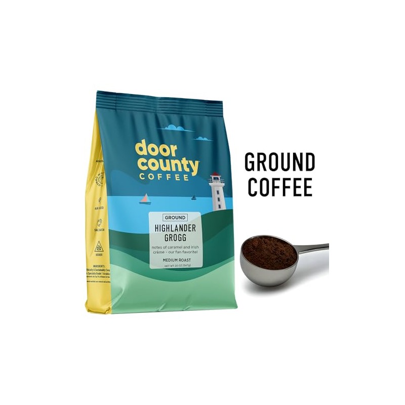 Door County Coffee - Highlander Grogg - Irish Creme and