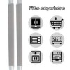 Miaowater 4 PCS Refrigerator Door Handle Covers Kitchen Appliance Decor