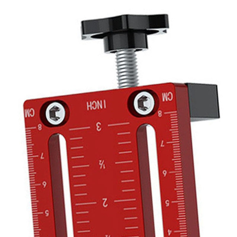 Cabinet Door Mounting Jig, Aluminum Alloy Support Arm and Clamp,