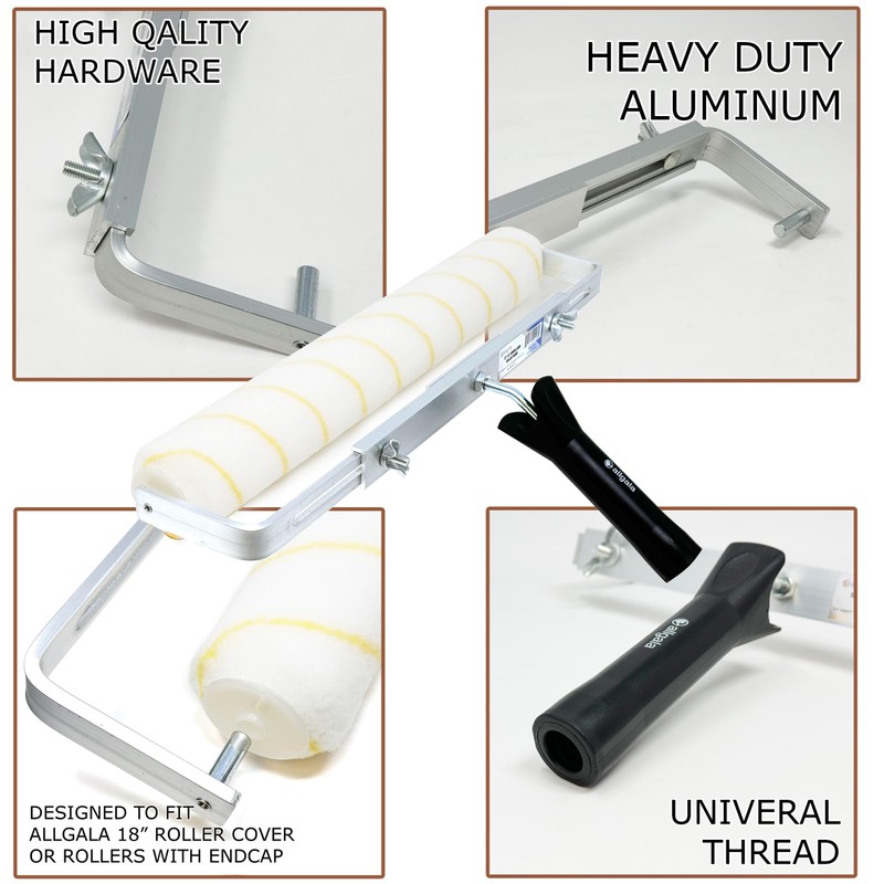 Allgala Aluminum Double Arm Roller Frame Adjustable from 12-18 Inch