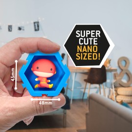 WOW! STUFF - Nano Pods DC Surprise Connectable Collectible | Superhero Figure Attached within a Connectable Pod | Toys for Kids and Adults | Collect and Connect Wave 1