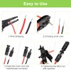 LEPITERY MC4 Solar Connectors 30 Pairs/60pcs Solar Panel Cable Connectors