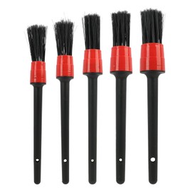 5 Stück Premium Auto Detailing Pinsel – Vielseitige Reinigungsbürsten für Alufelgen, Innenraum und Motorrad, Weiche Borsten für Empfindliche Oberflächen, Langlebig und Effizient