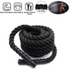 HTTMT- 1.5"/30ft Sports Exercise Training Battle Rope Strength Cardio Workout