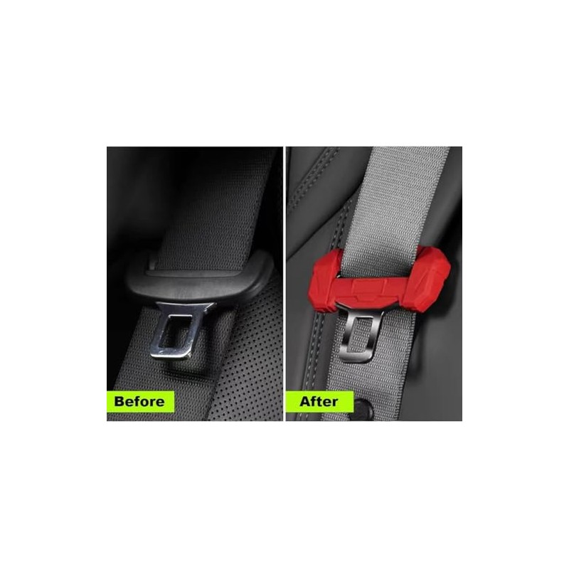 Car Universal Seat Belt Clips Cover,Seat Belt Buckle Protector for