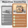 Harnidipa 2 Tier Spice Rack Organizer for Countertop with Drawer