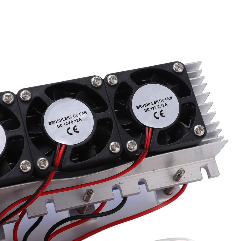 Thermoelectric Cooler, 12V 4 Chip Refrigeration Air Cooling Device, Semiconductor