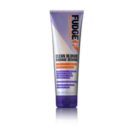 Fudge Professional Clean Blonde Damage Rewind Conditioner, Intense Purple Toning for Blonde Hair, Bond Repair Technology, Sulfate Free, 250 ml